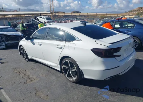 2021 Honda Accord Sport из США, поврежденный, VIN 1HGCV1F37MA009138